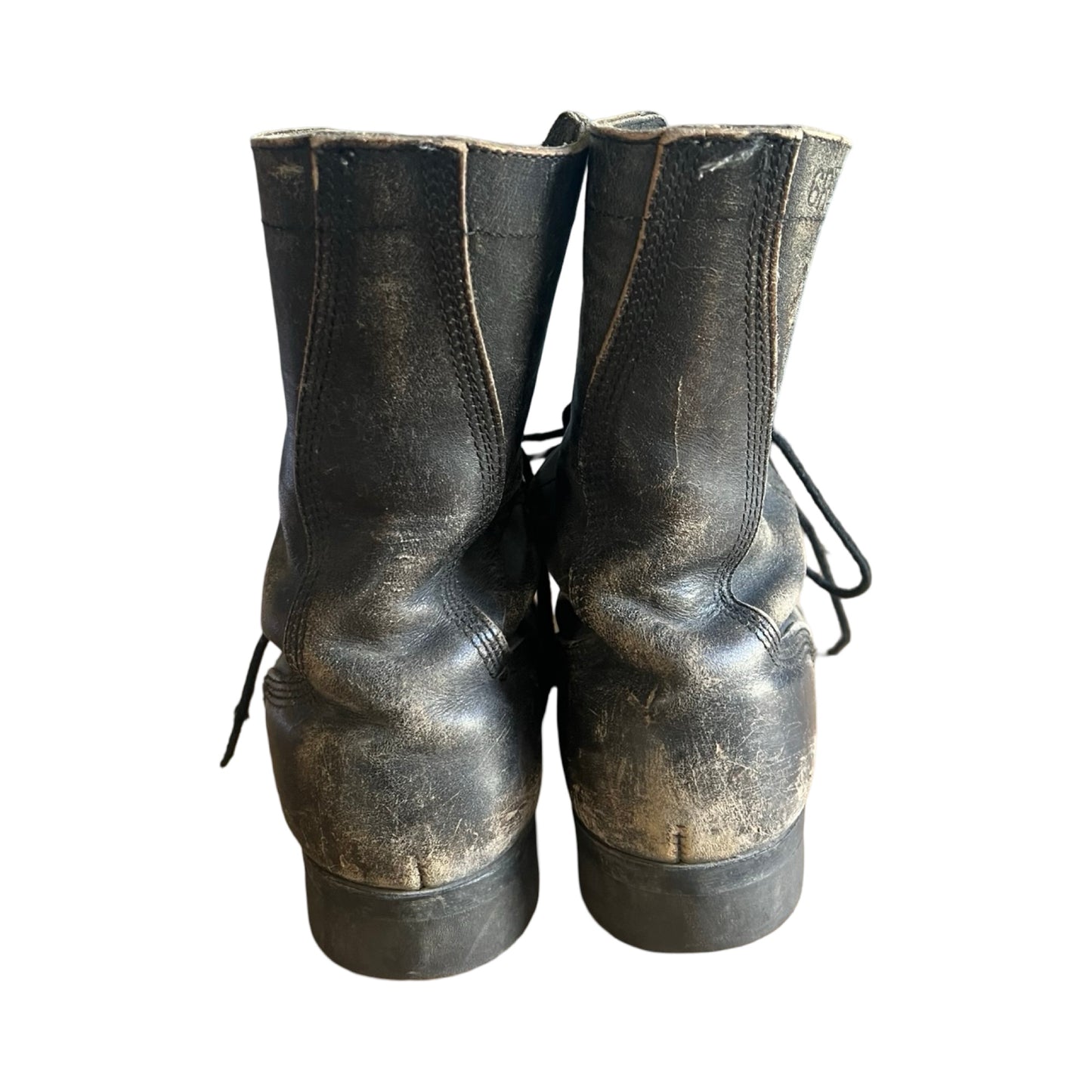 Vintage 80’s Ansi Distressed Biltrite Military Steel Toe Combat Boots Women’s 8.5/9