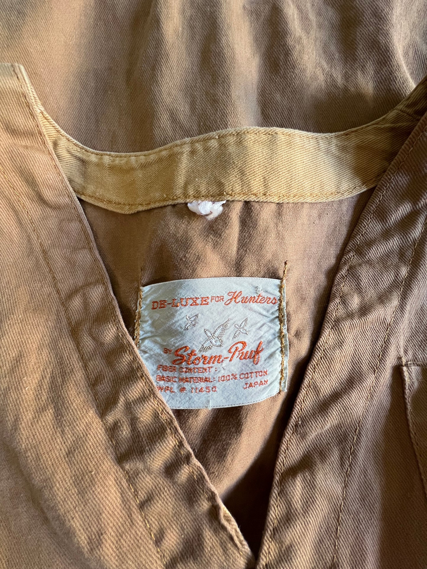 Vintage 1950’s Storm-Pruf Hunting Vest M