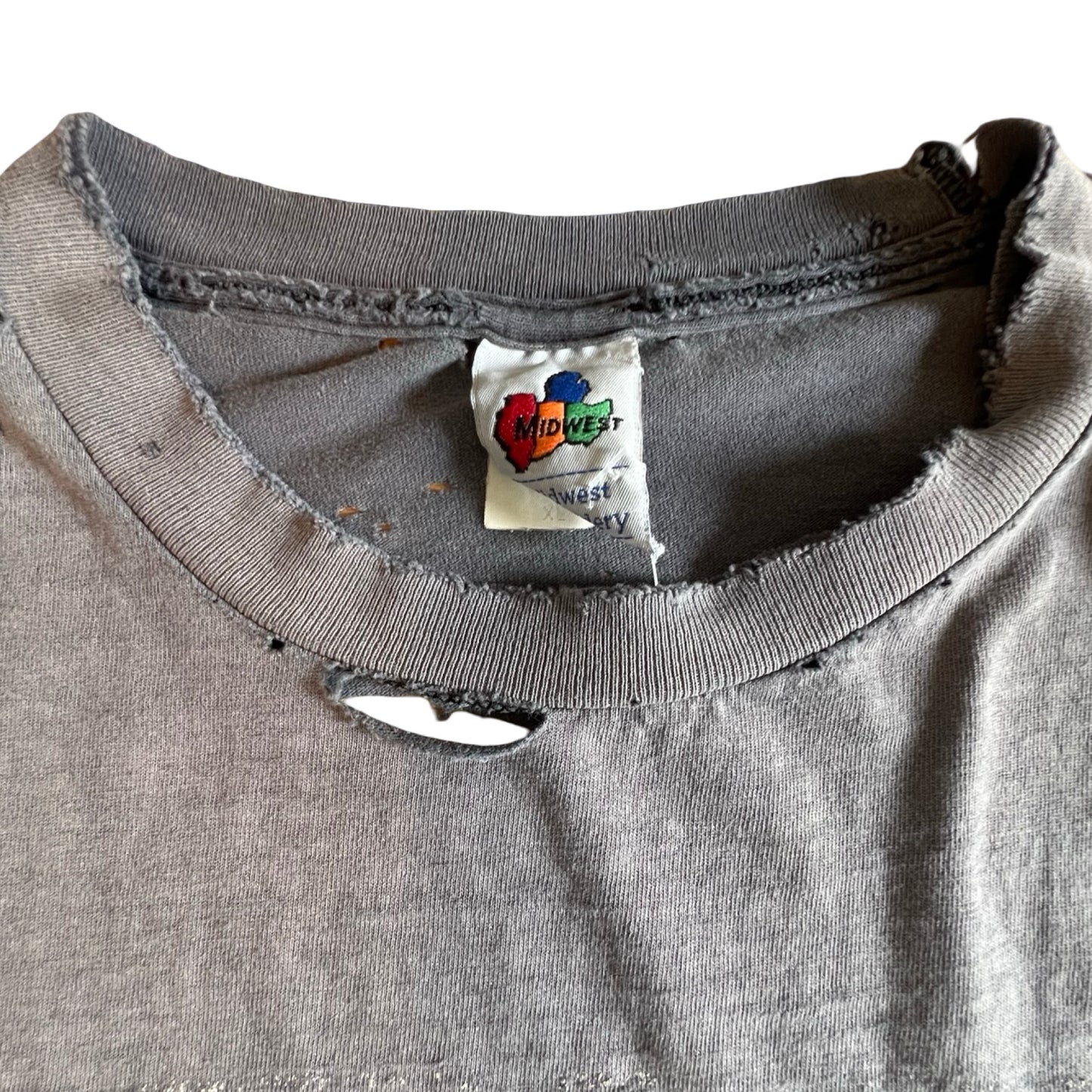 Vintage Distressed Purdue Single Stitch Oversized Tee XL