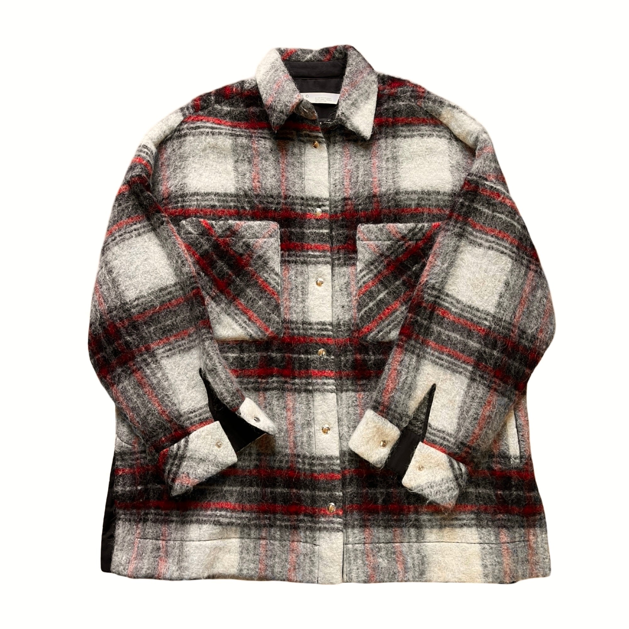 Iro Minksy Oversized Wool Plaid Jacket Size 40 (XL) – Motley Vintage