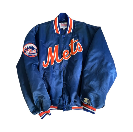 Vintage 80’s New York Mets Diamond Collection Starter Jacket Size L