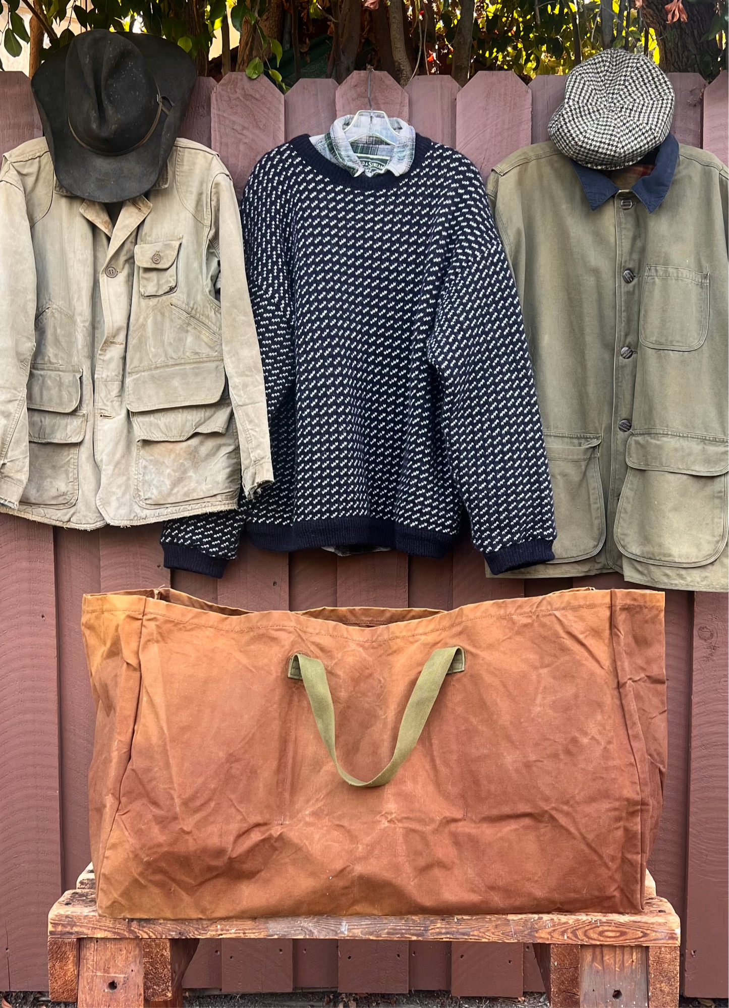 VERY RARE Vintage 1950’s LL Bean Duck Decoy Canvas Tote Bag