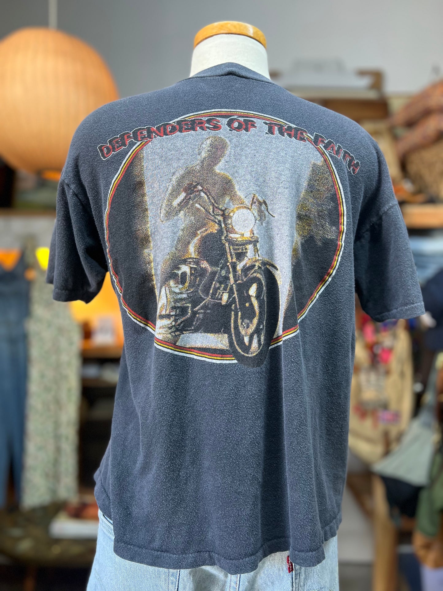 Vintage Judas Priest 1984 Defenders Of The Faith Single Stitch Rock Tee