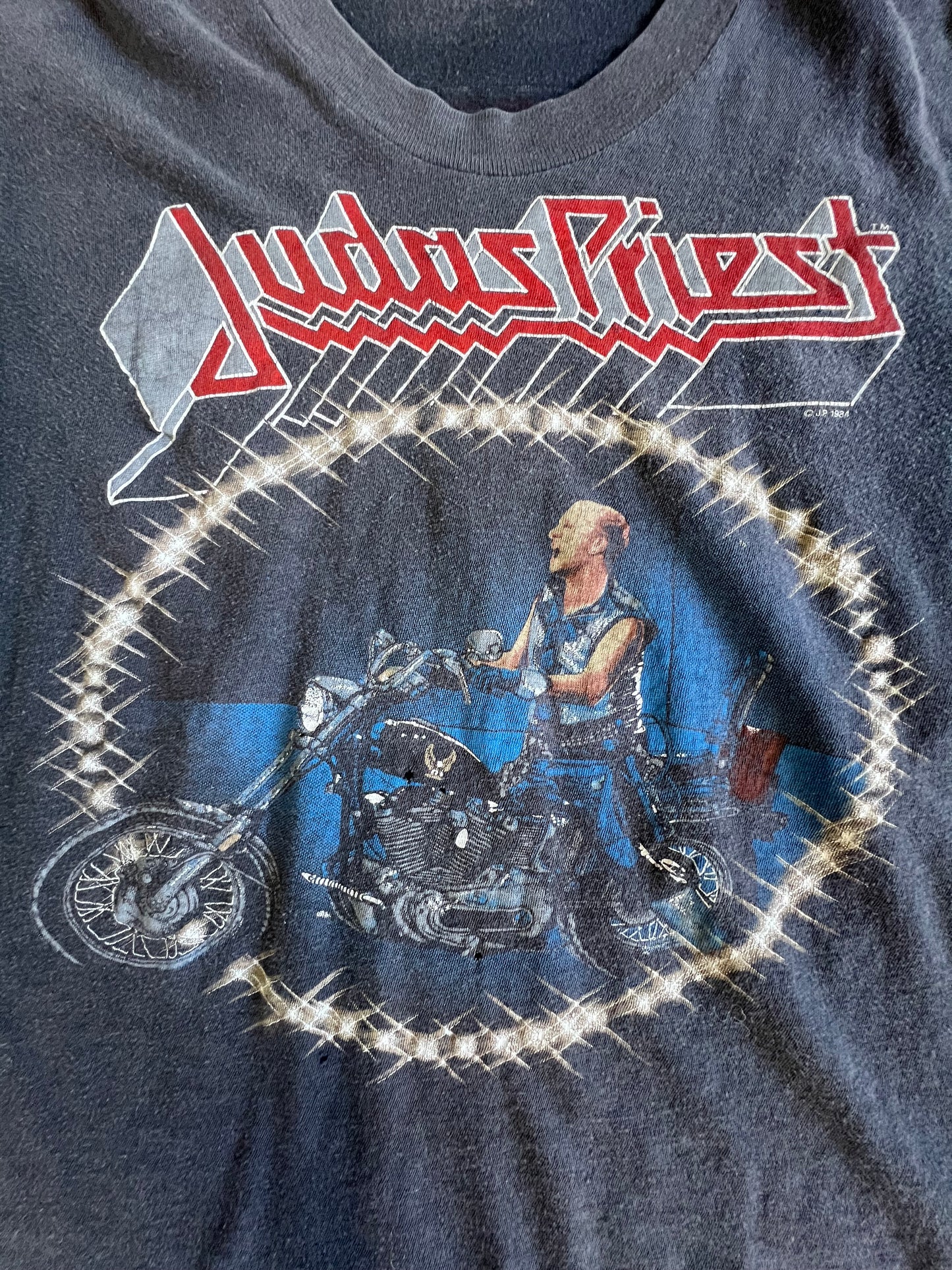 Vintage Judas Priest 1984 Defenders Of The Faith Single Stitch Rock Tee