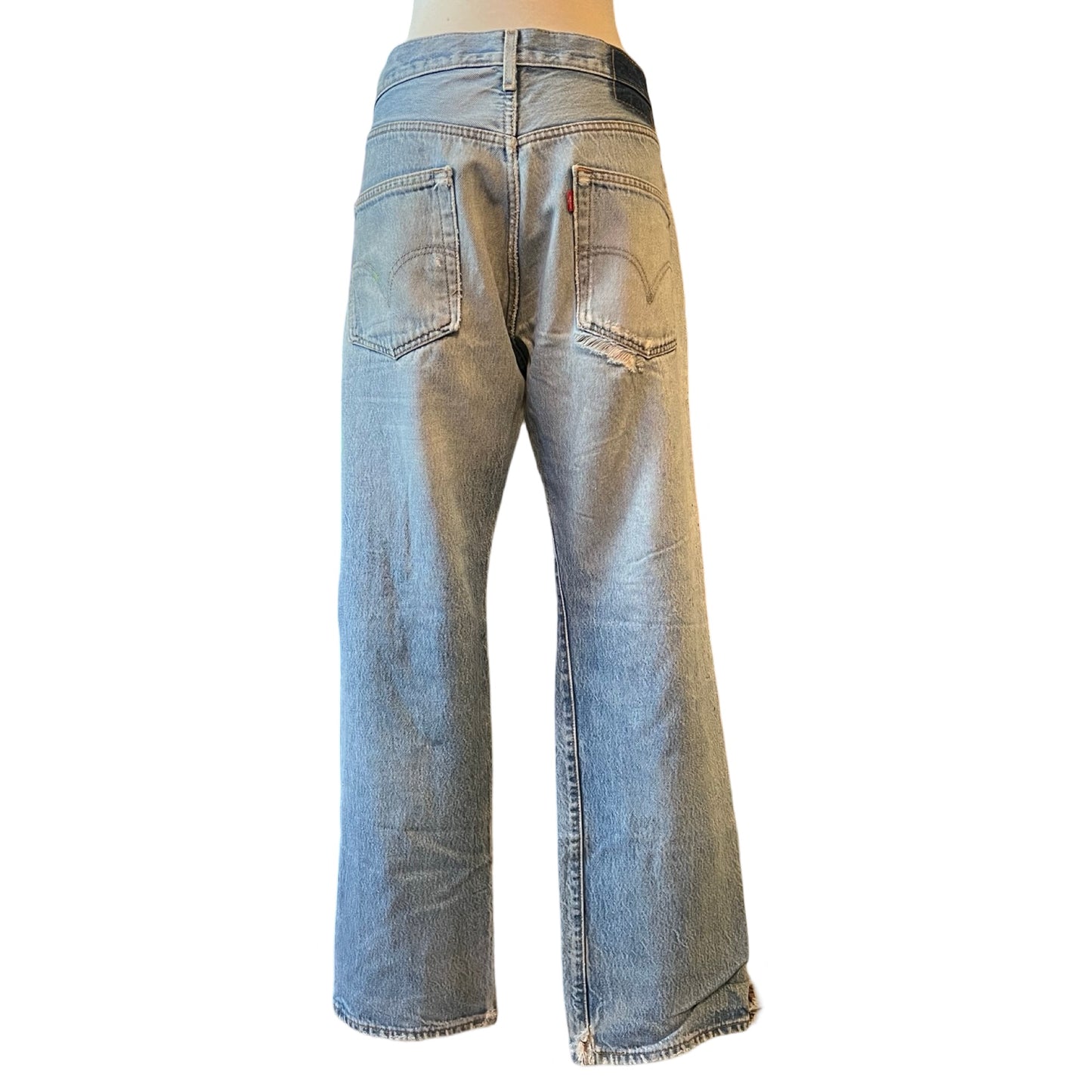 Vintage Thrashed Distressed Levi’s 501’s 34 X 31