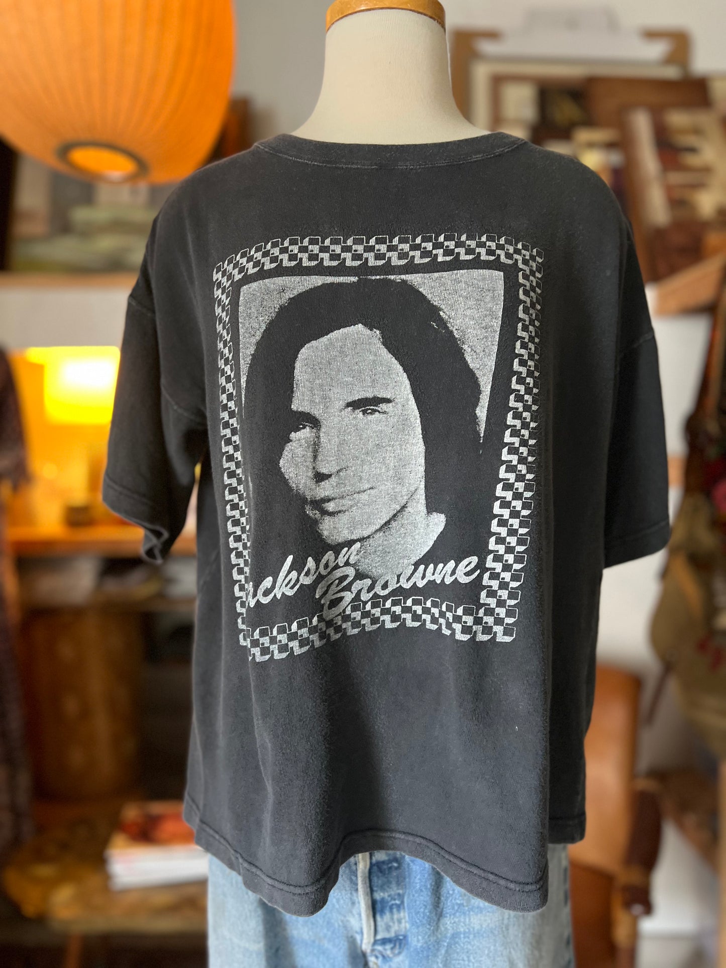 Vintage Rare 1993 Jackson Browne Tour Shirt Boxy Fit