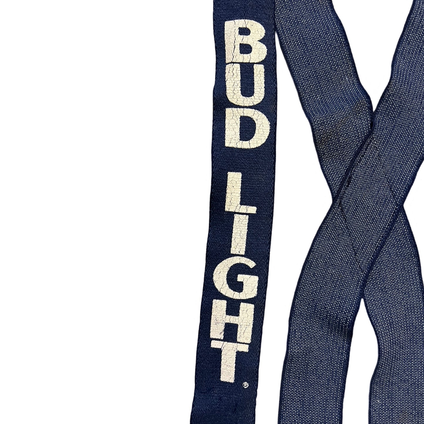 Vintage 80’s Budweiser Bud Light Adjustable Suspenders