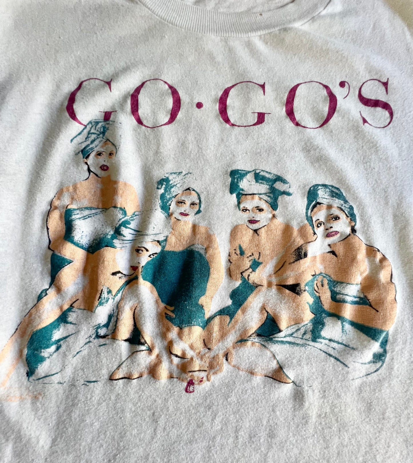 Vintage Original 1982 Go Go’s Single Stitch Beautify America Tour T-Shirt S