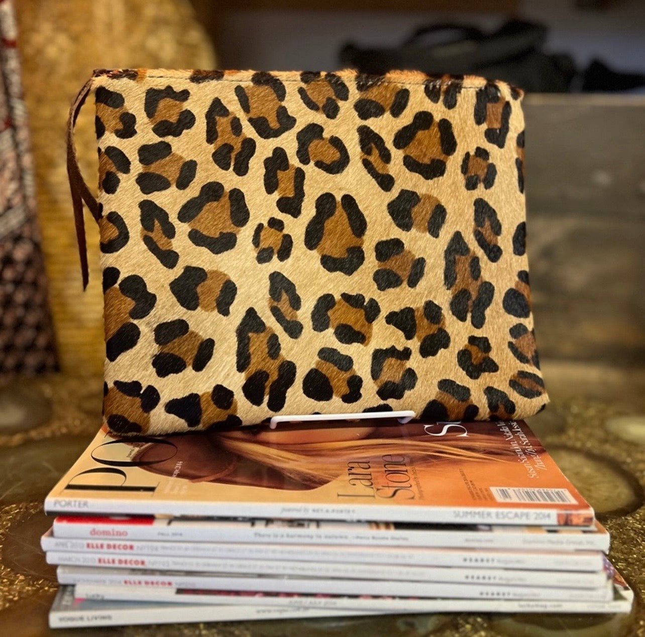 Totem Salvaged Leopard
Clutch One Of A Kind Made in California