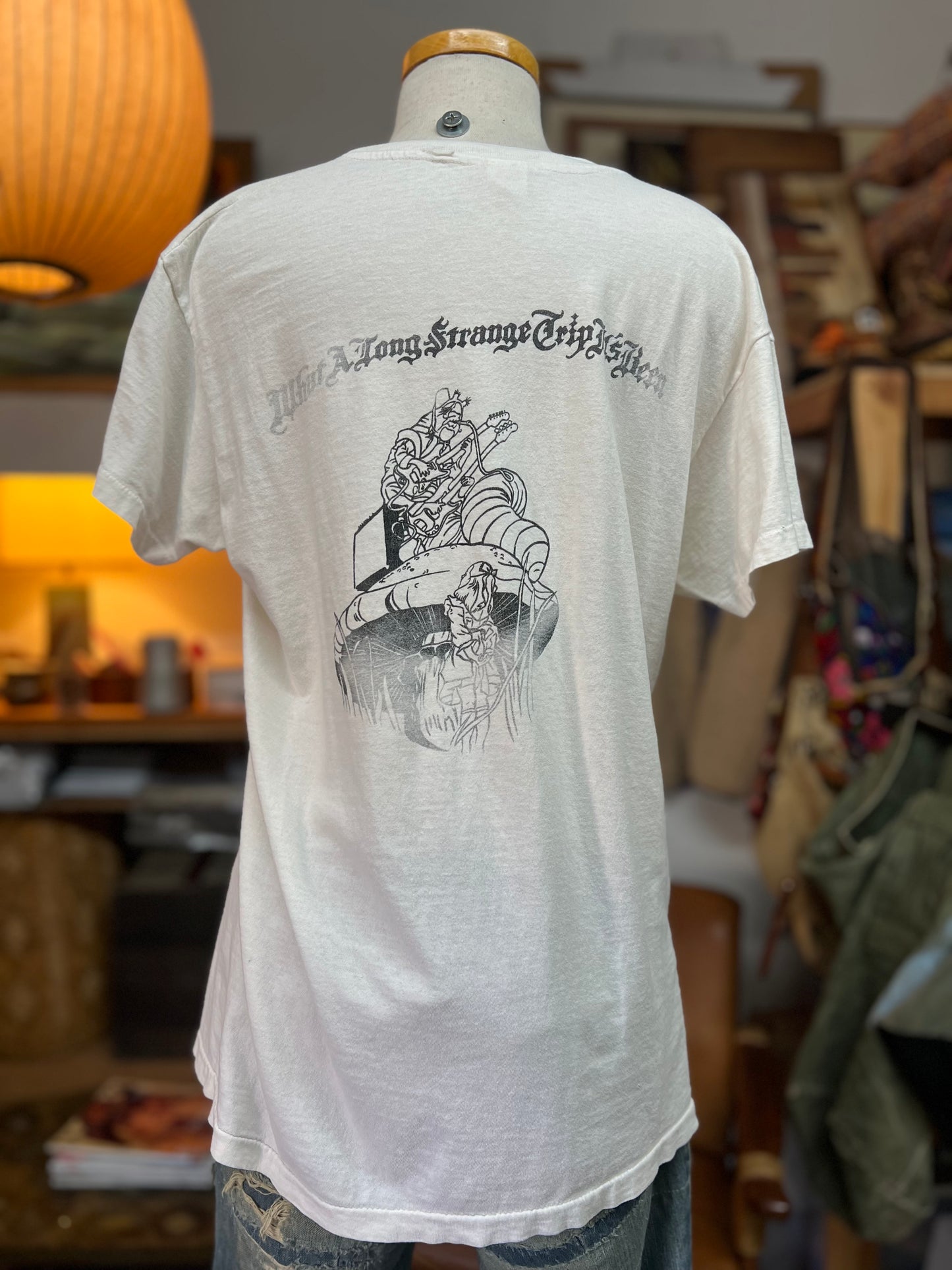 Super Rare Vintage Grateful Dead Single Stitch Parking Lot Tee Signed Koch L