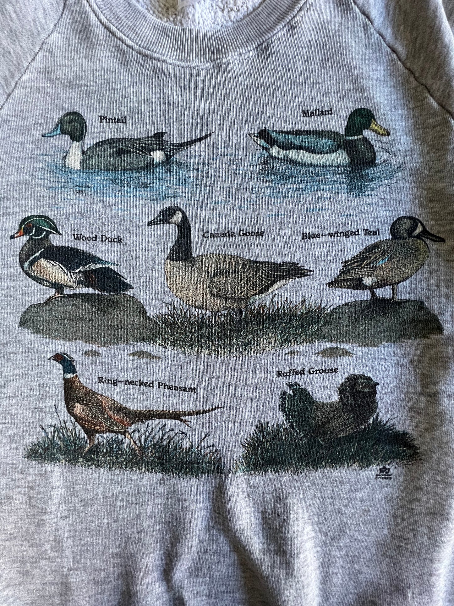 Vintage 1980’s Raglan Sweatshirt New England Fowl XL