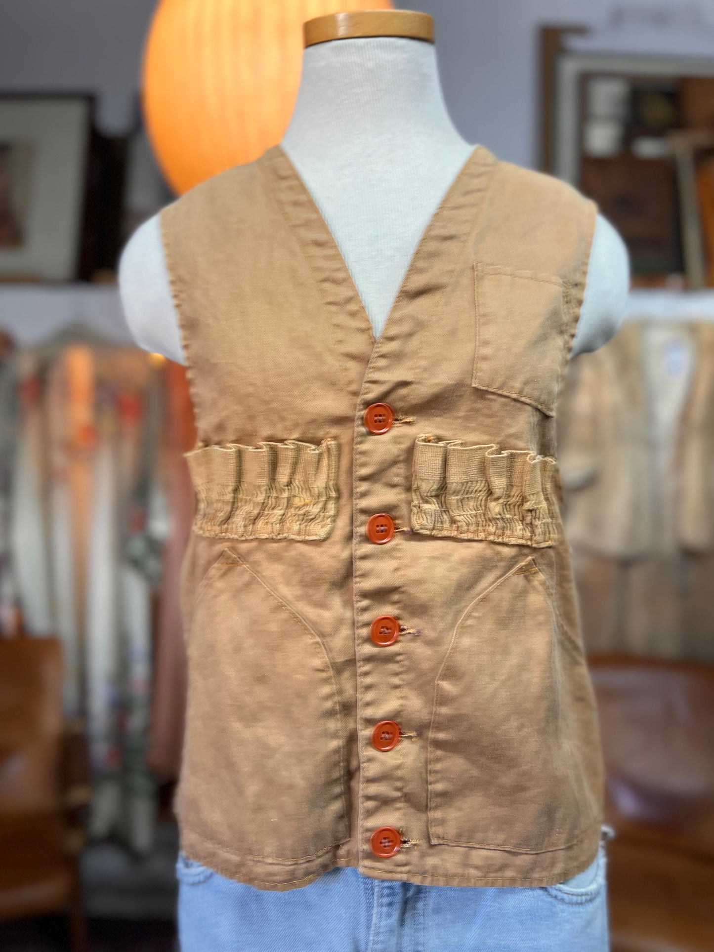 Vintage 1950’s Storm-Pruf Hunting Vest M