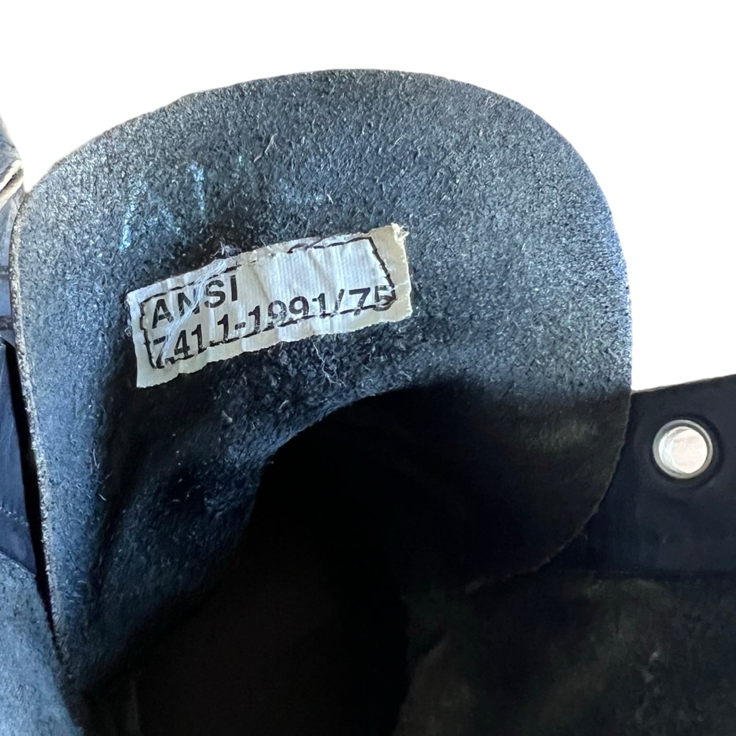 Vintage 80’s Ansi Distressed Biltrite Military Steel Toe Combat Boots Women’s 8.5/9