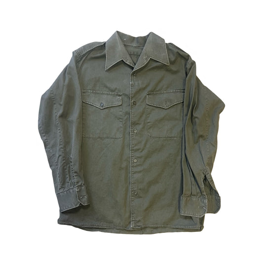 Vintage Austrian Military Uniform Shirt Jacket Heerseigentum L