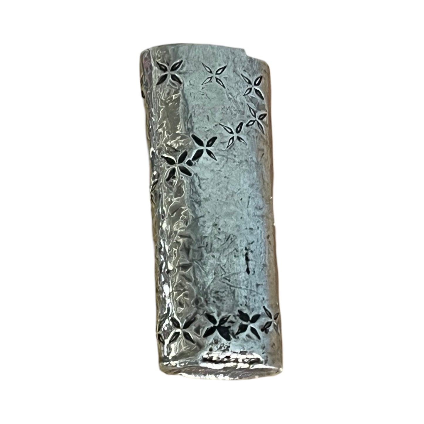Vintage Navajo Sterling Silver, Turquoise and Coral Lighter Cover