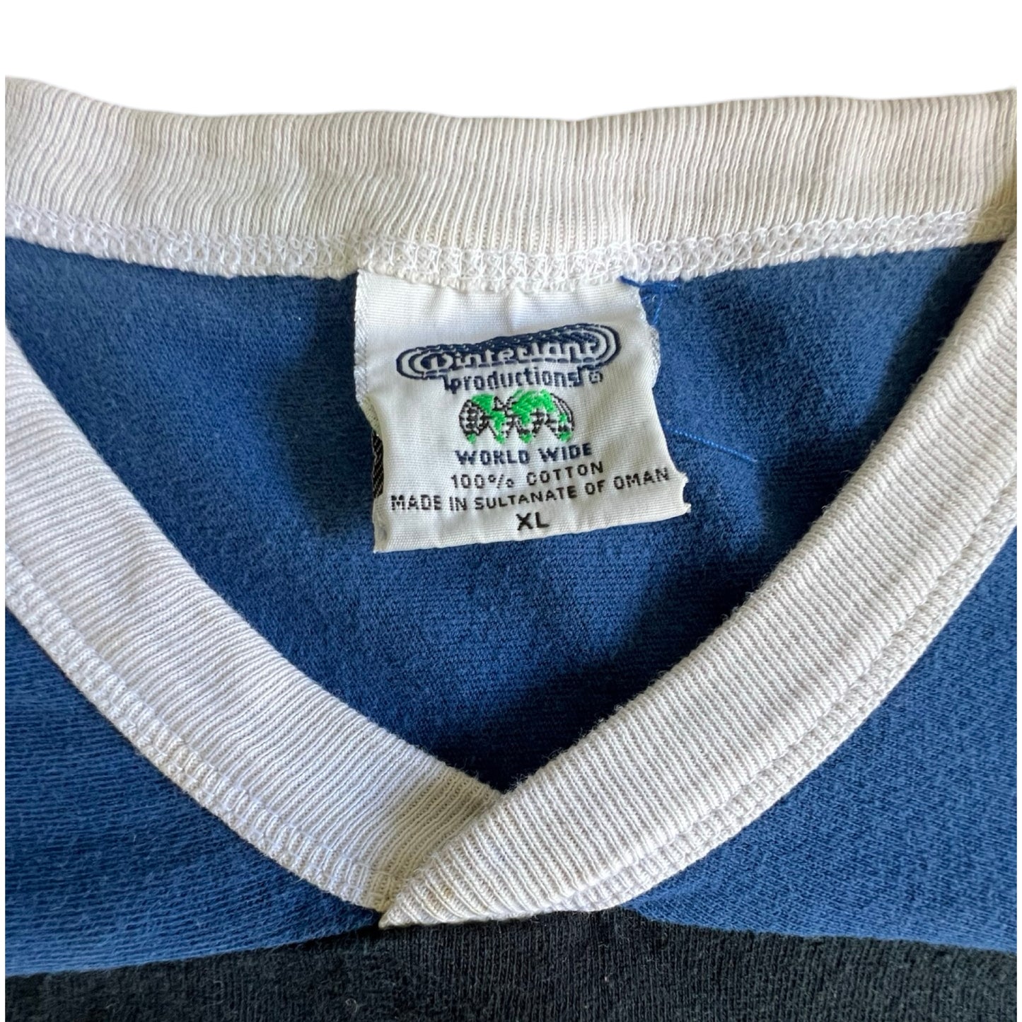 Vintage Led Zeppelin 90’s Myth Gem Winterland Oversized V-Neck Jersey XL