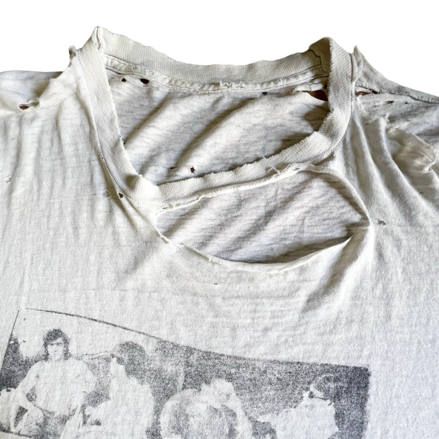 Vintage Thrashed REM Work Tour 1987 T-Shirt Band Rock Tee XXL