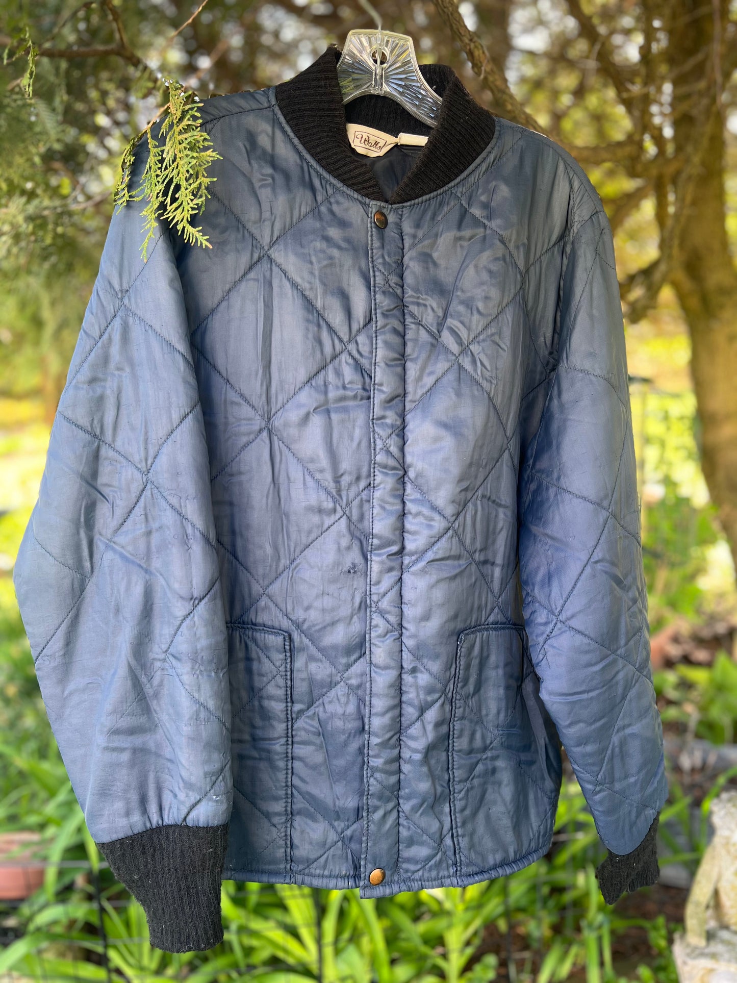 Vintage 70’s Walls Quilted Zip Front Work Wear Jacket