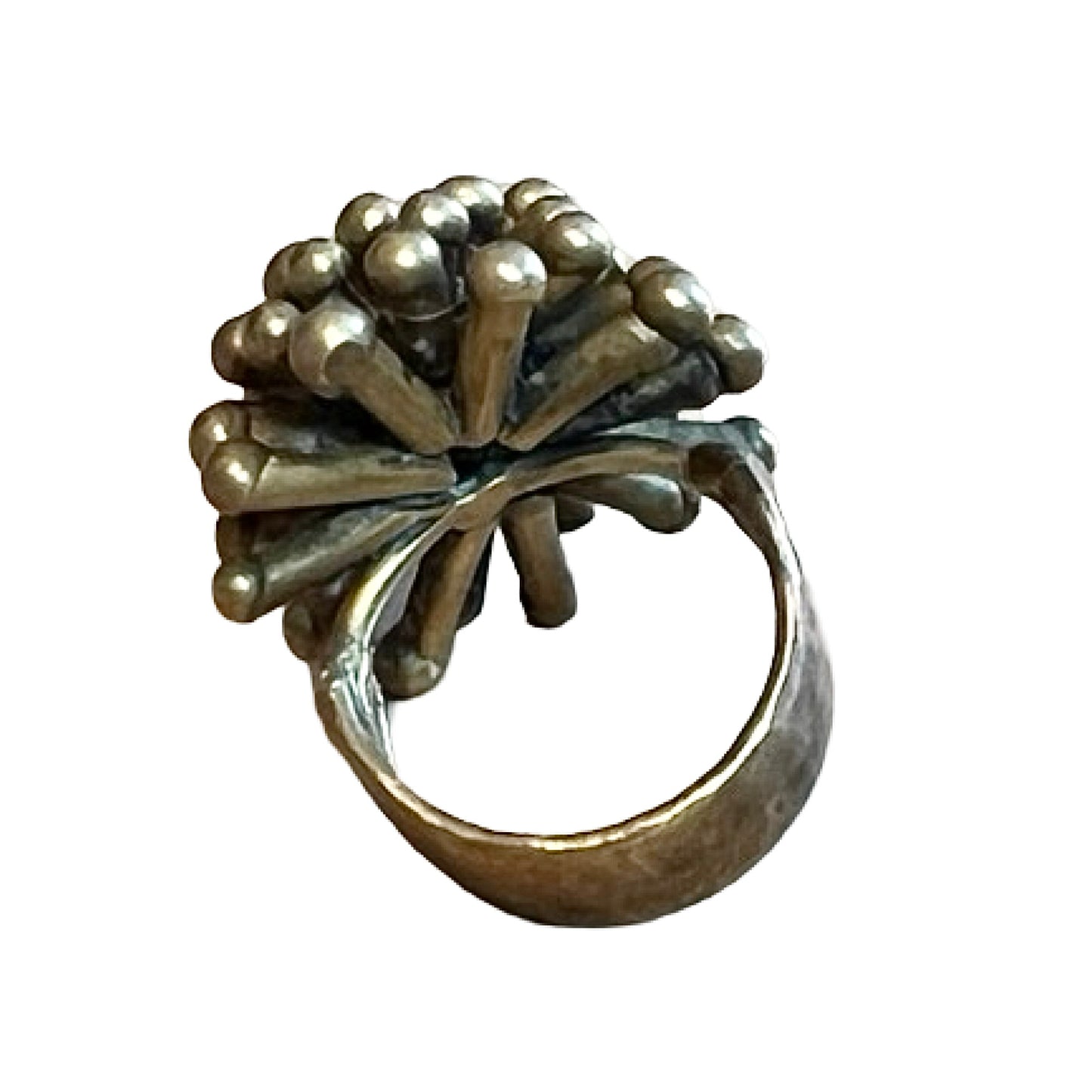 Vintage 60’s Modernist Brass Ring Pal Kepenyes Era 6.5