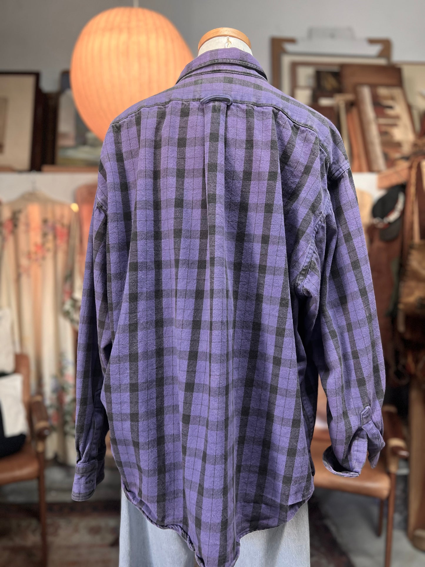 Vintage 90’s Filson Heavy Faded Purple Oversized Flannel XXL