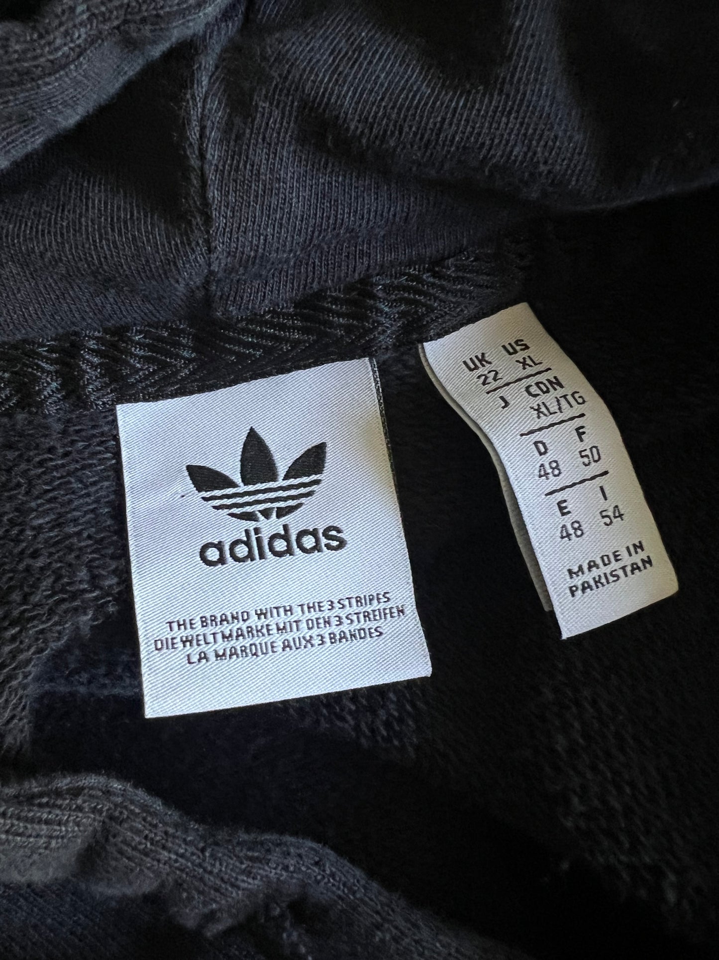 Vintage 1990’s Adidas Trefoil Logo Hoodie XL
