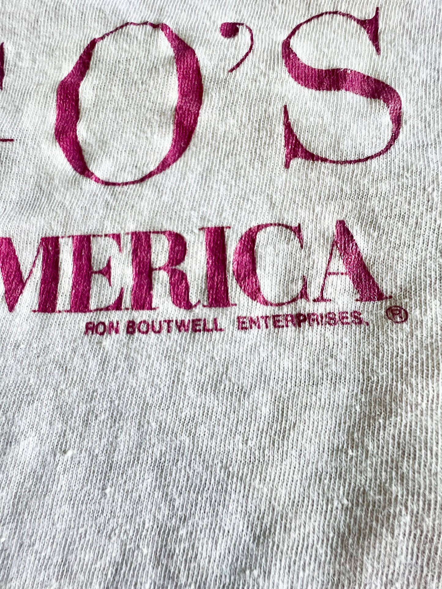Vintage Original 1982 Go Go’s Single Stitch Beautify America Tour T-Shirt S