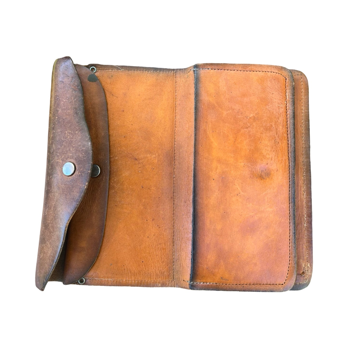 Vintage 1970’s Butter Soft Hand Tooled & Painted Leather Wallet