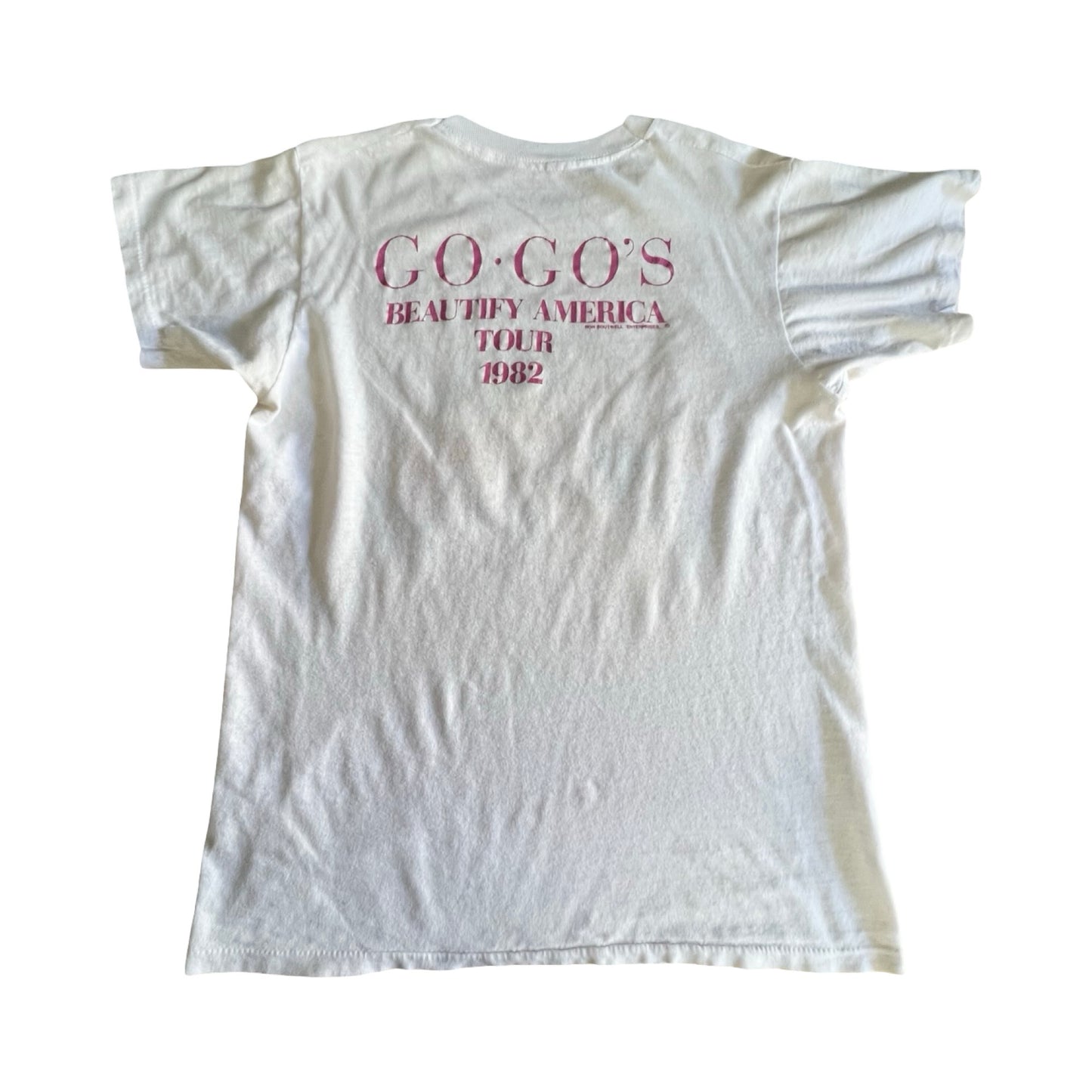 Vintage Original 1982 Go Go’s Single Stitch Beautify America Tour T-Shirt S
