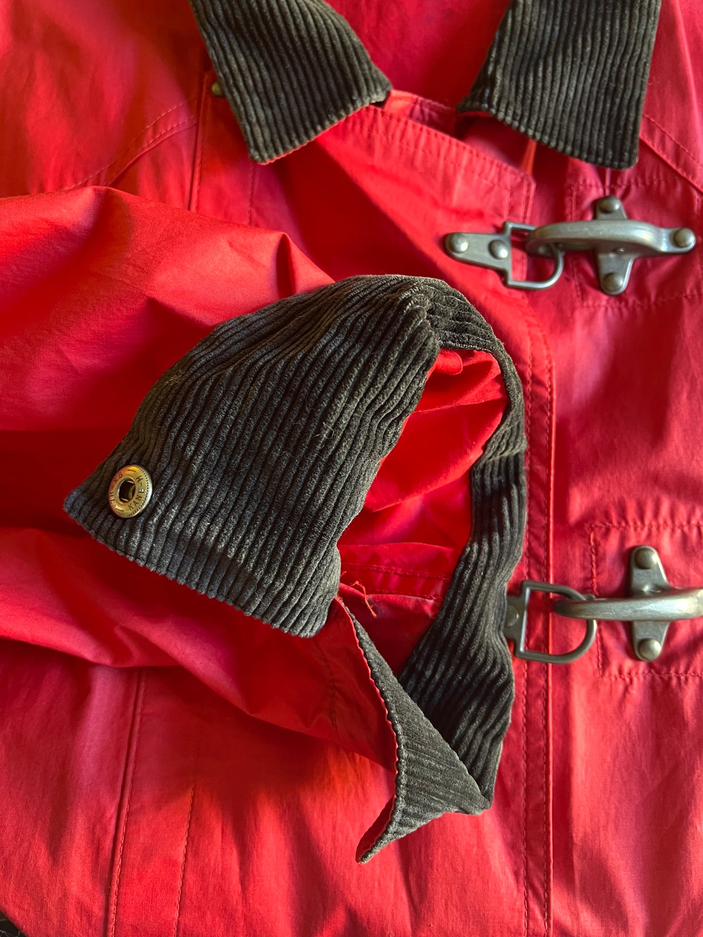 Vintage 80’s Polo Ralph Lauren Fireman Jacket Metal Lobster Clasp Rare XL