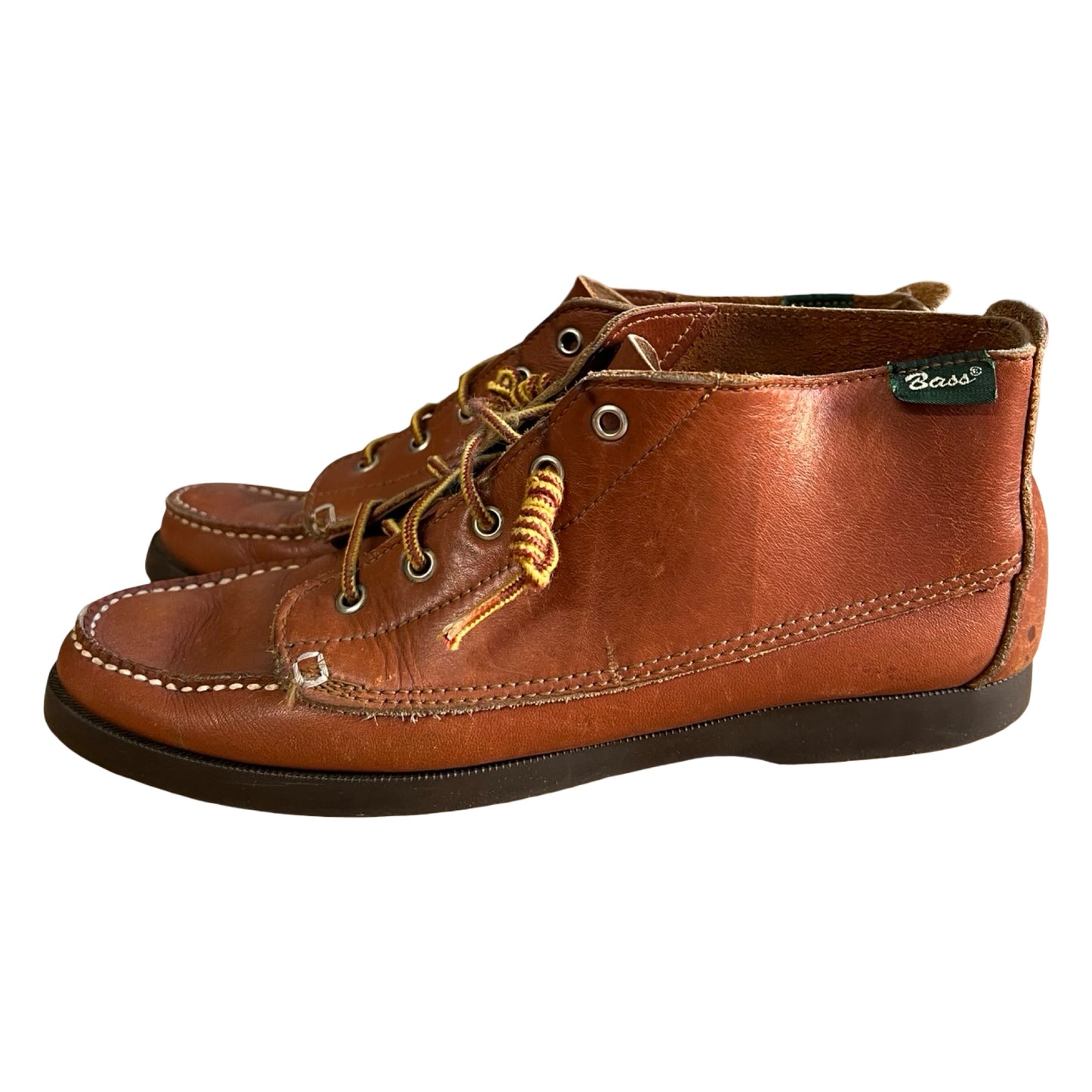Vintage 80’s Bass Moccasin Ankle Boots 8.5