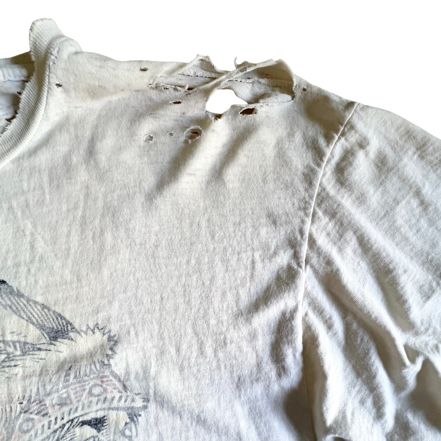 Vintage Thrashed Tom Petty Strange Behavior Tour 1989 T-Shirt XL