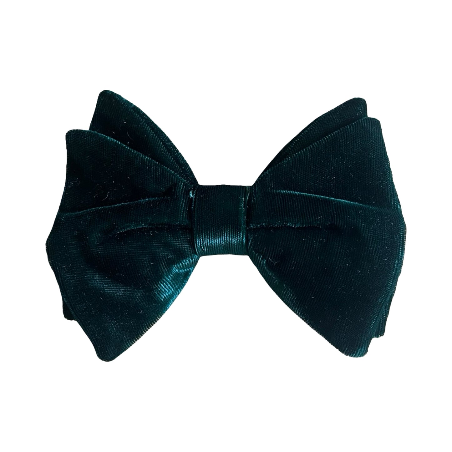 Vintage 70’s Velvet Clip On Bow Tie