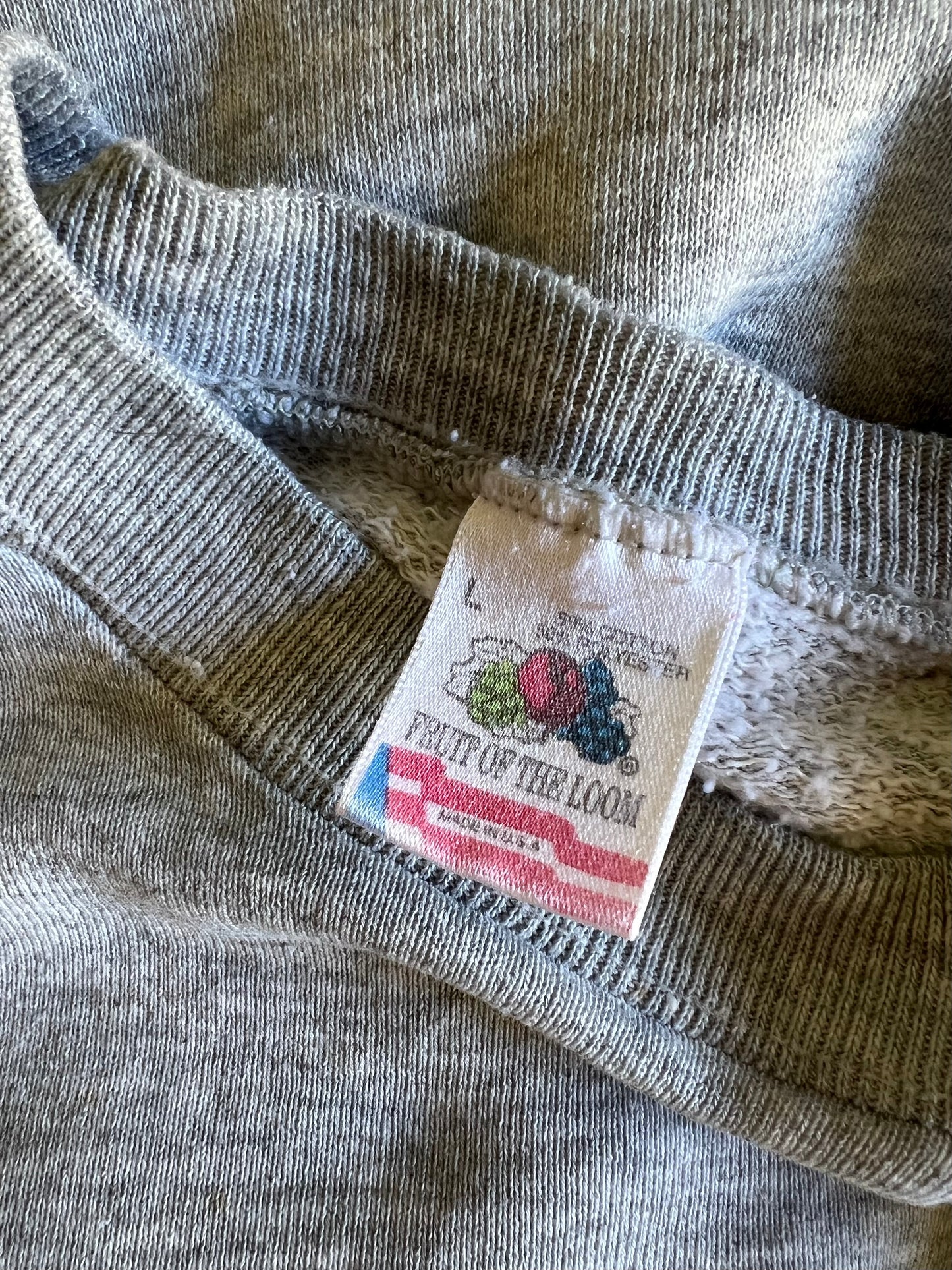 Vintage 90’s I Love New York Raglan Sweatshirt Worn To Perfection Classic NYC
