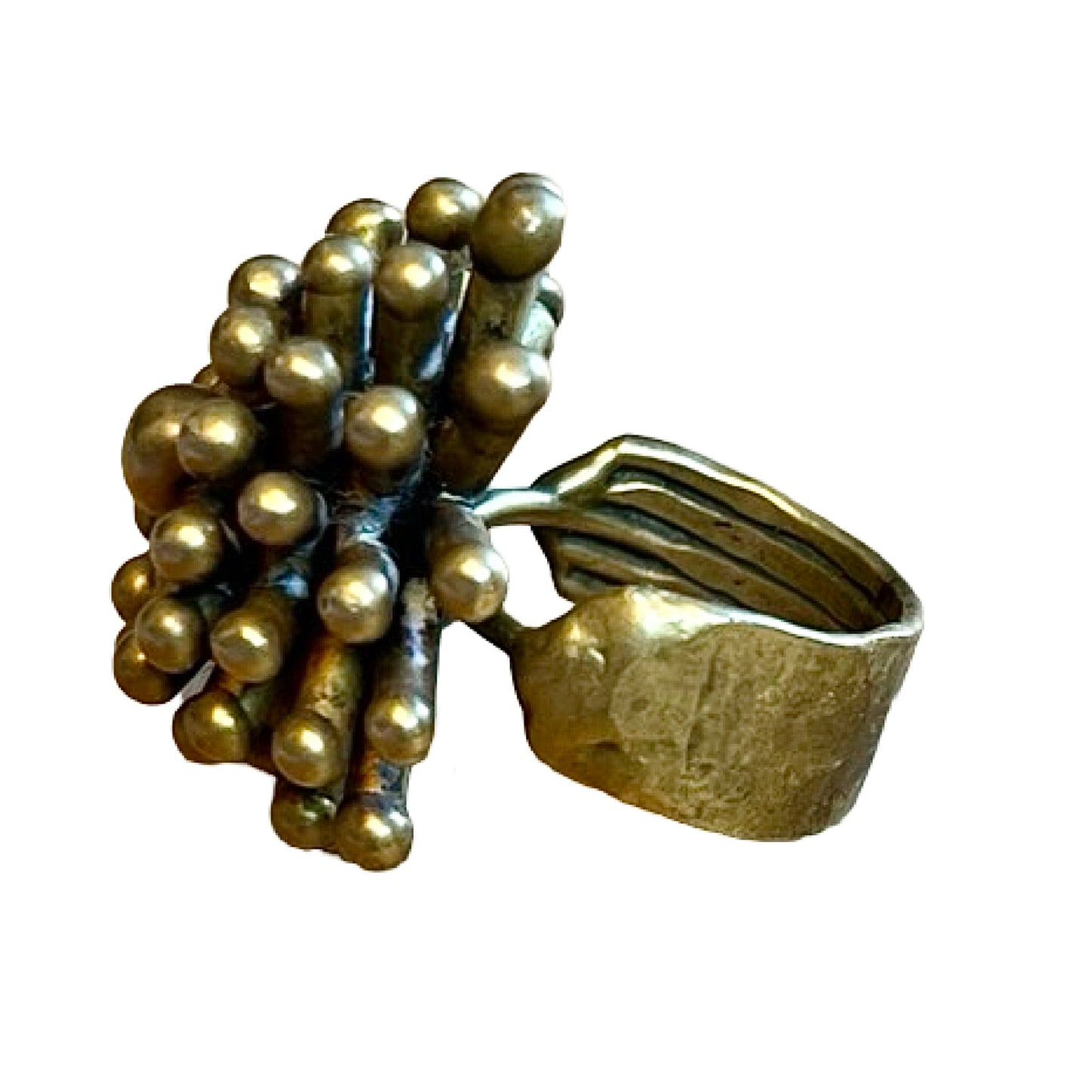 Vintage 60’s Modernist Brass Ring Pal Kepenyes Era 6.5