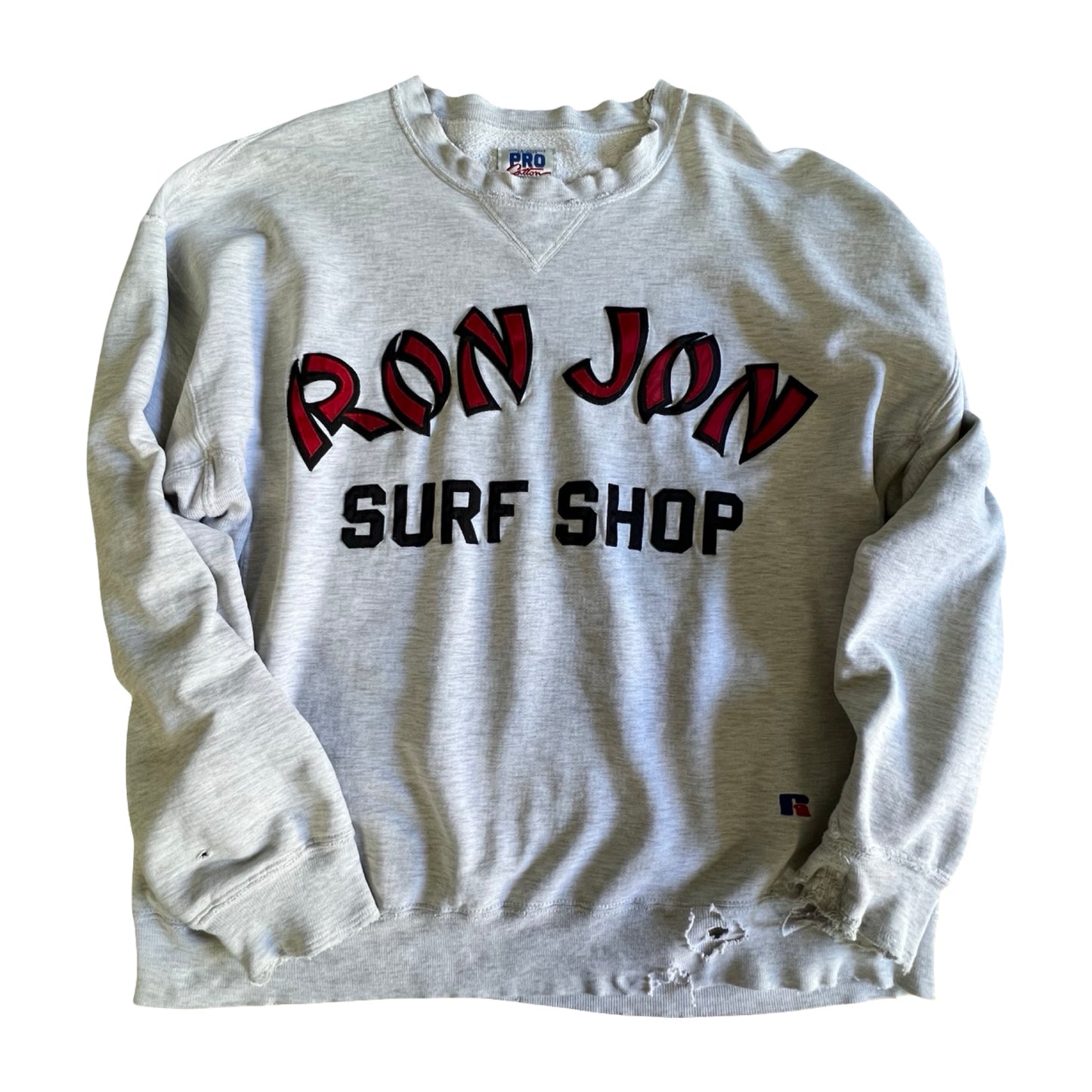 Vintage Ron Jon Surf Shop Heavily Distressed Sweatshirt XL