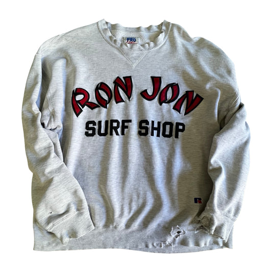 Vintage Ron Jon Surf Shop Heavily Distressed Sweatshirt XL
