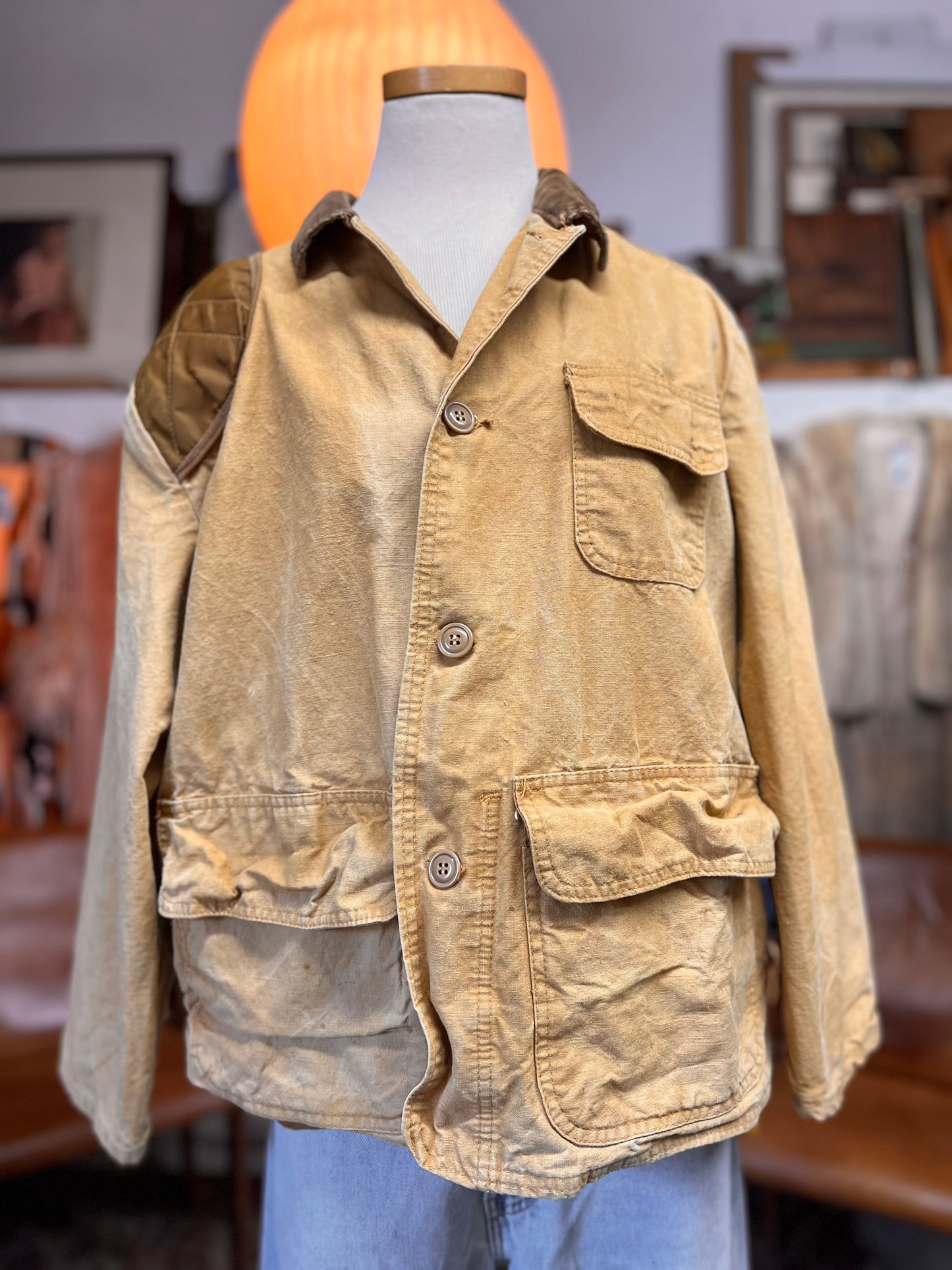 Vintage 1970’s American Field Distressed Hunting Jacket L