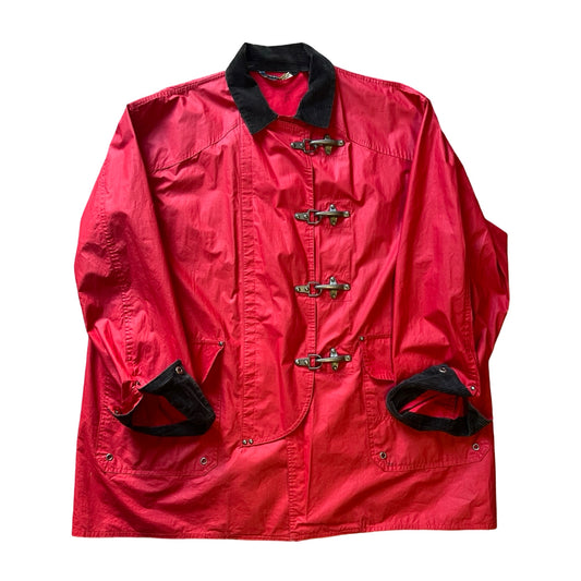 Vintage 80’s Polo Ralph Lauren Fireman Jacket Metal Lobster Clasp Rare XL