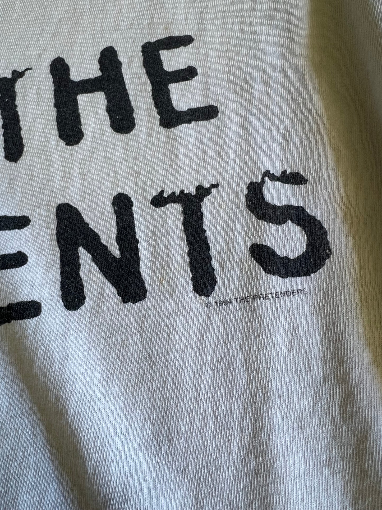 Vintage The Pretenders Rock This Club Tour ‘94 Distressed Single Stitch Tee L