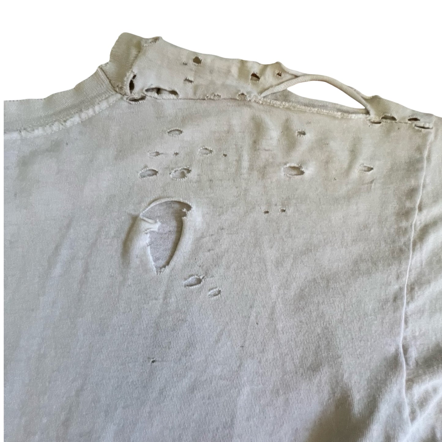 Vintage Original 1985 Black Flag Single Stitch Thrashed T-Shirt XL