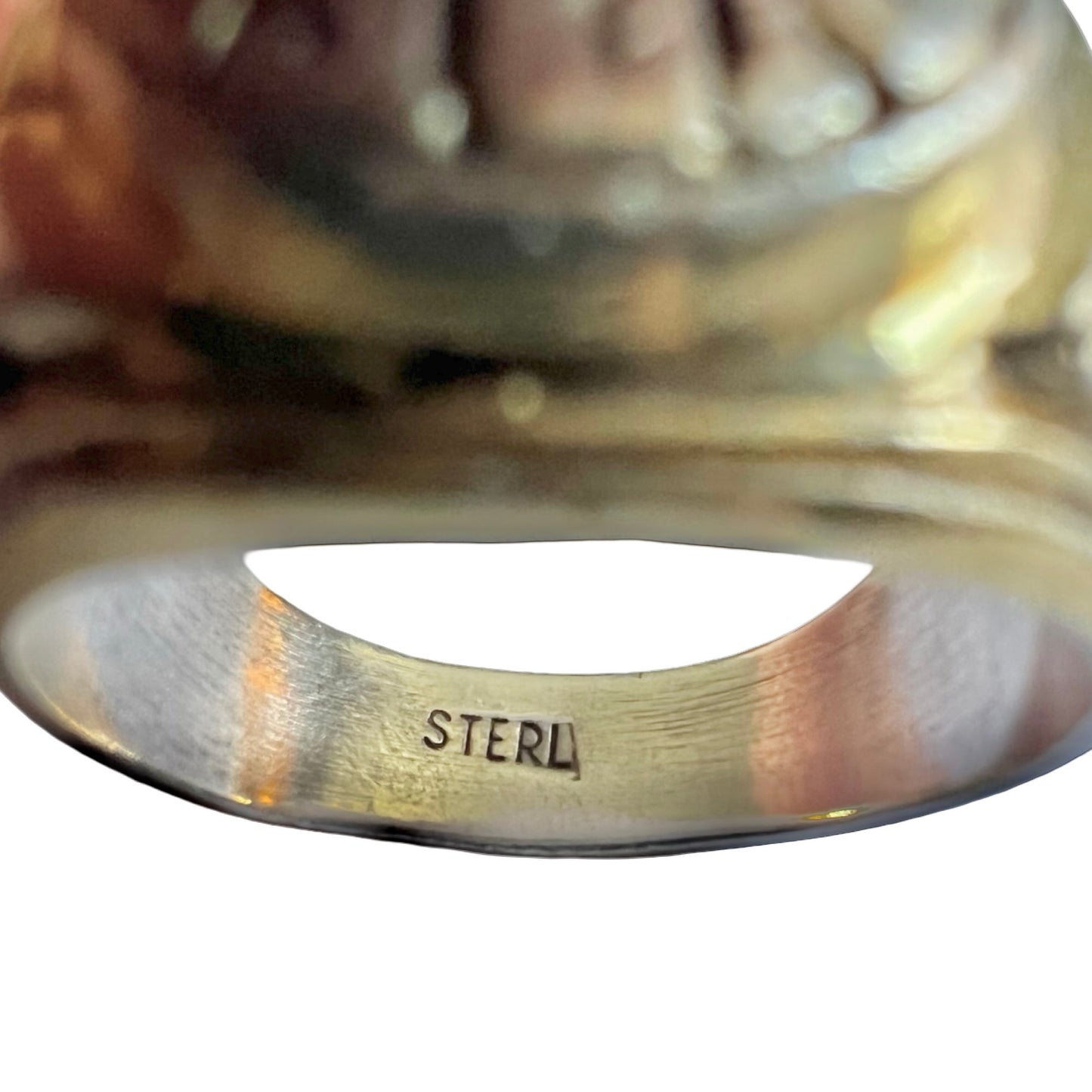 Vintage NAFC Life Member Sterling Silver Ring Size 8.5