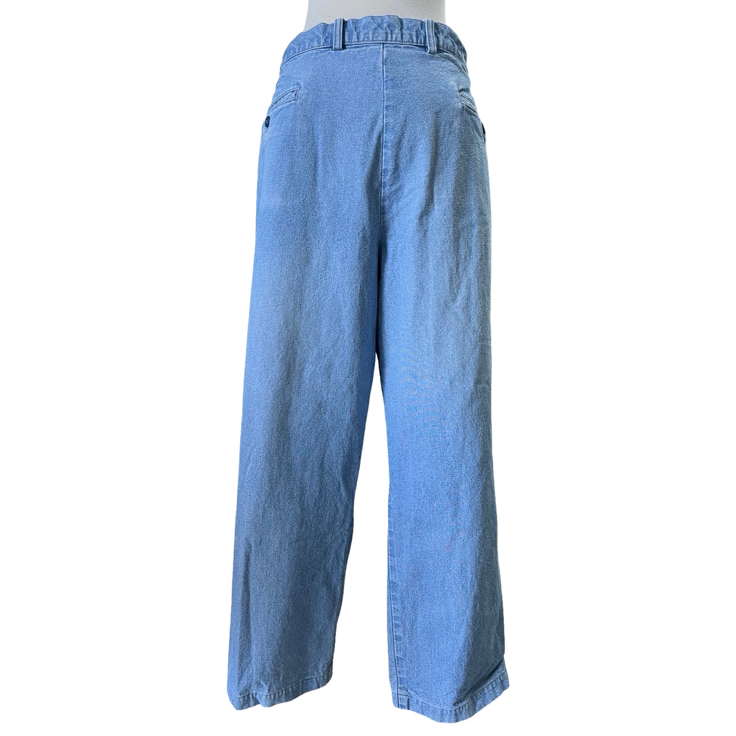 Vintage Denim Pleat Front Dockers 37X26.5