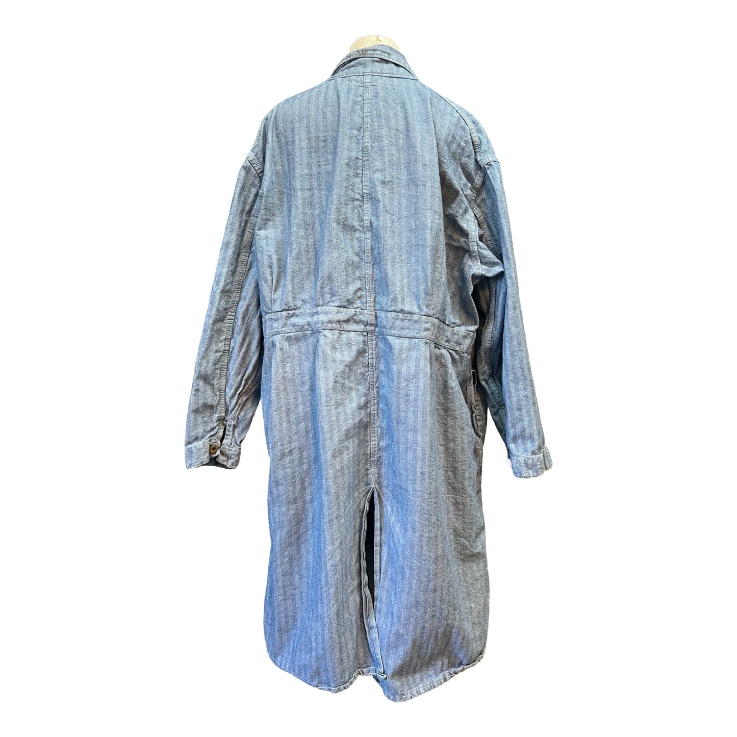 Vintage 1950’s Herringbone Twill Union Made Sanforized Denim Machinist Coat 50R