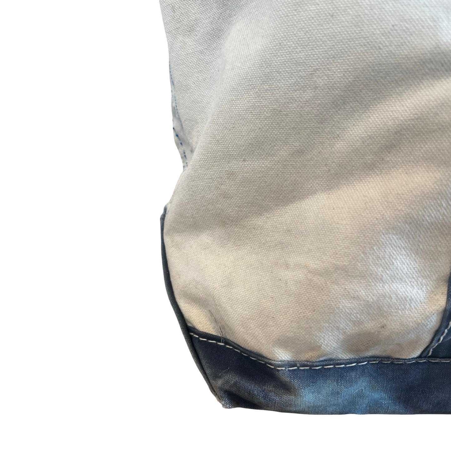Vintage 80’s Worn To Perfection Lands End Distressed Canvas Boat & Tote XL