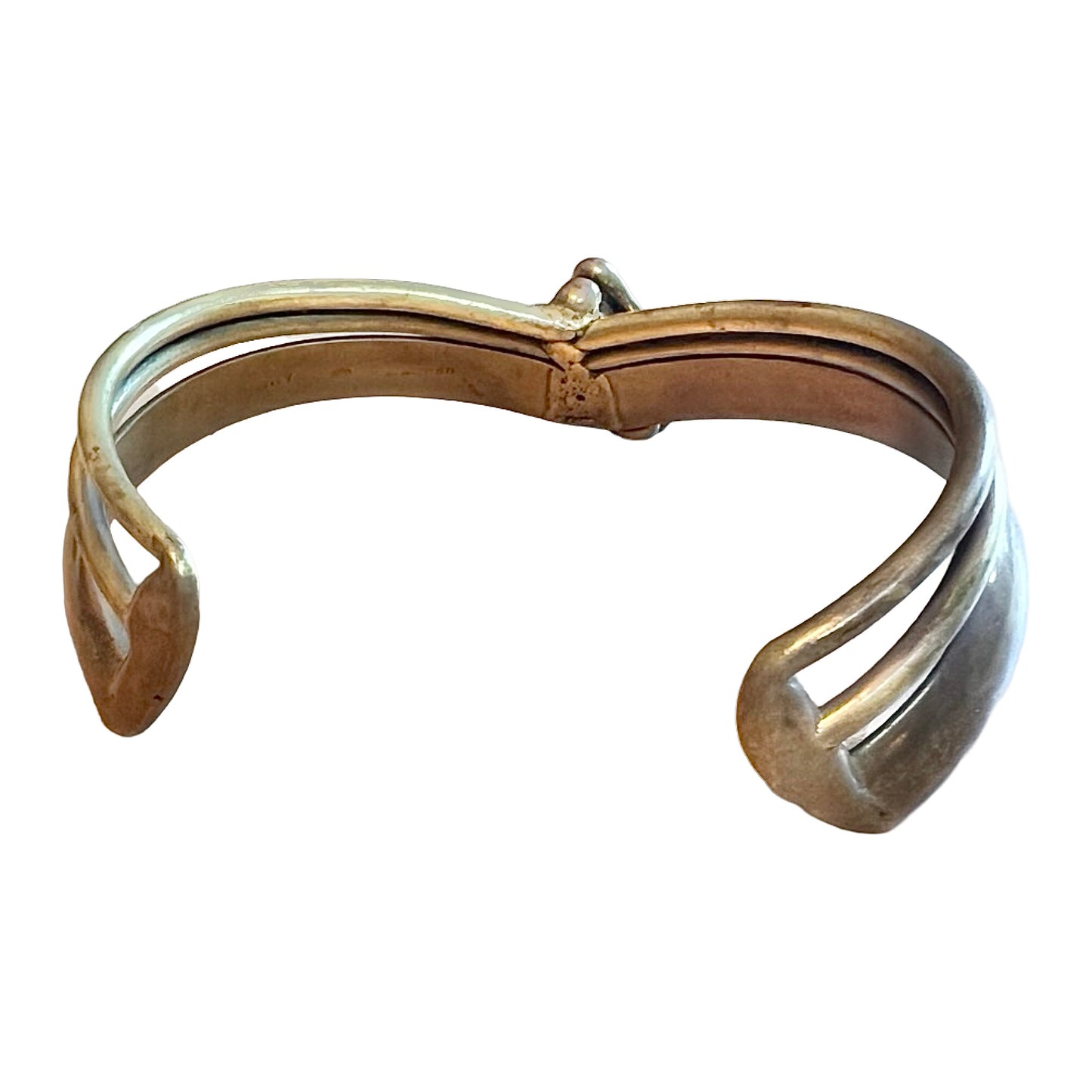 Vintage 1970’s Signed Clarke V. Carmen Modernist Brass Cuff