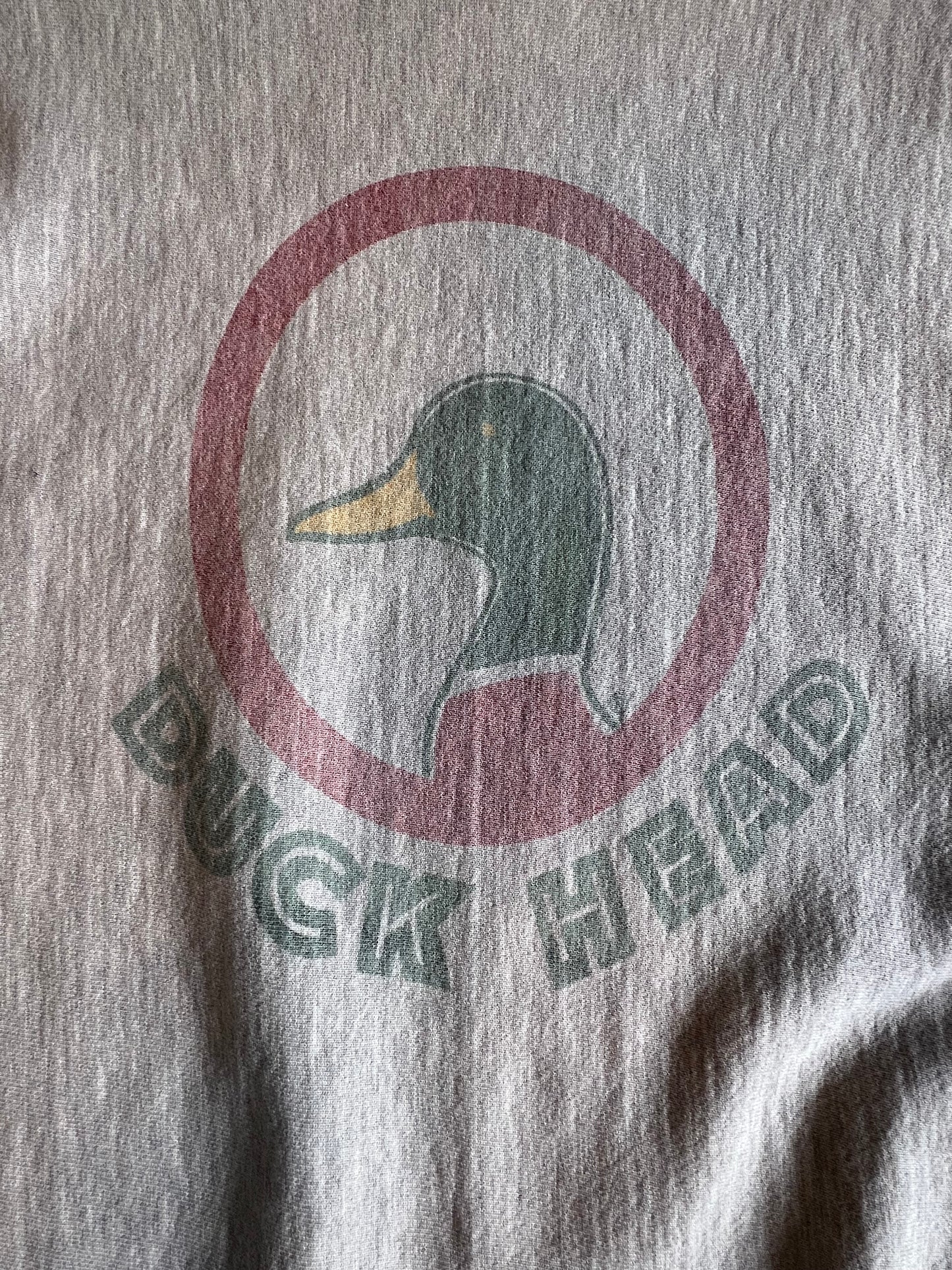 Vintage 90’s Duck Head Side Gusset Perfect Fade Sweatshirt XL