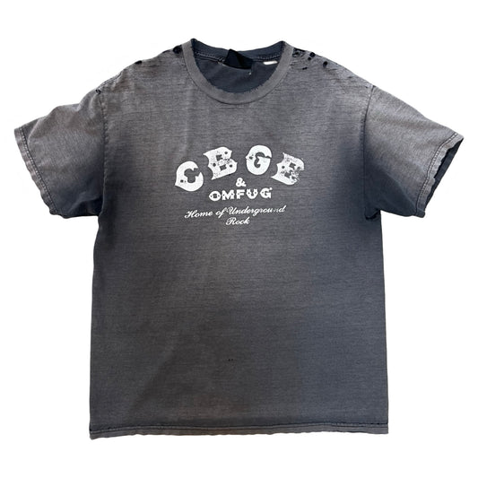Vintage 80’s Original CBGB Distressed T-Shirt Great Fade & Wear L