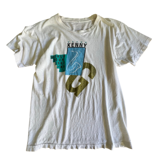 Vintage Kenny G World Tour 87/88 Single Stitch Distressed Tee M