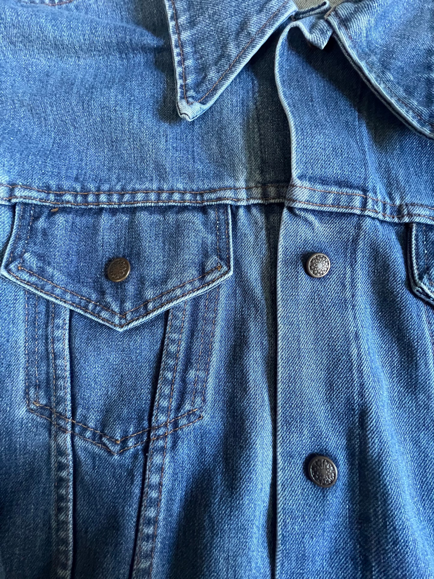 Vintage 70’s JC Penney Denim Snap Front Workwear Jacket
