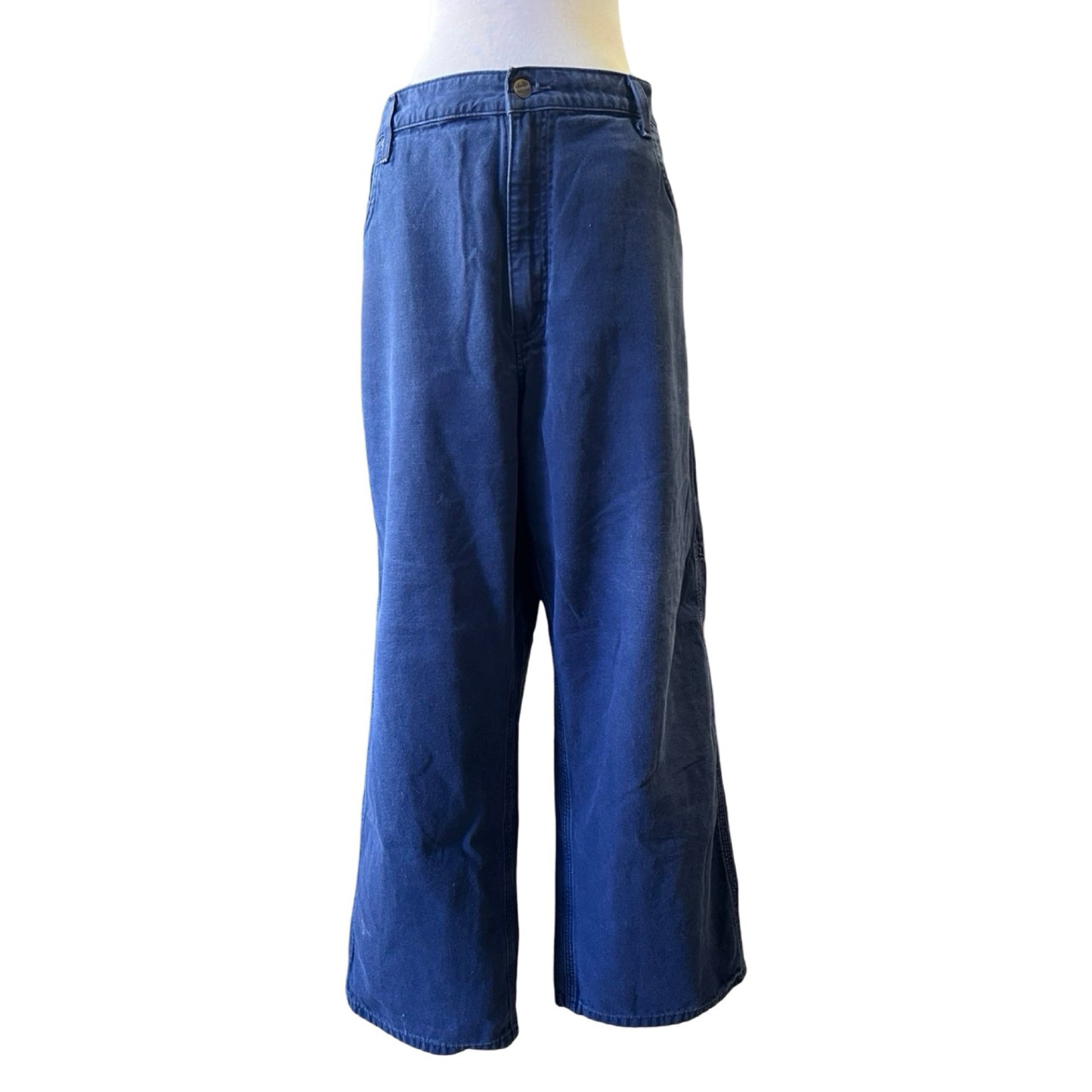 Vintage Navy Carhartt Canvas Carpenter Work Pants